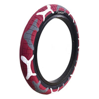 Llanta Sando Camuflaje Rodado 20x2.40 Rojo Blanco