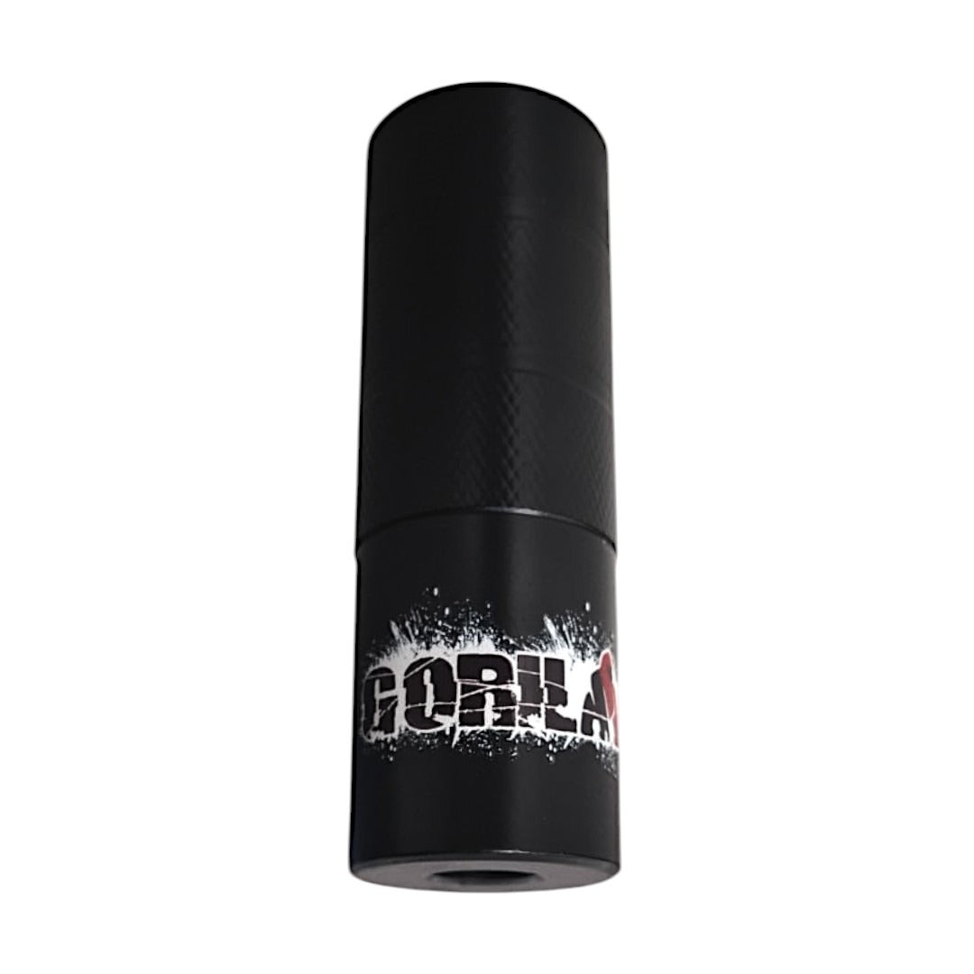 Par De Pegs/diablos S/rosca Gorila Para Bicicleta Bmx 110mm Color Negro