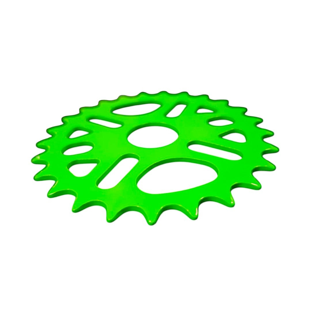Corona De Acero Verde 25 Dientes Sprocket BMX