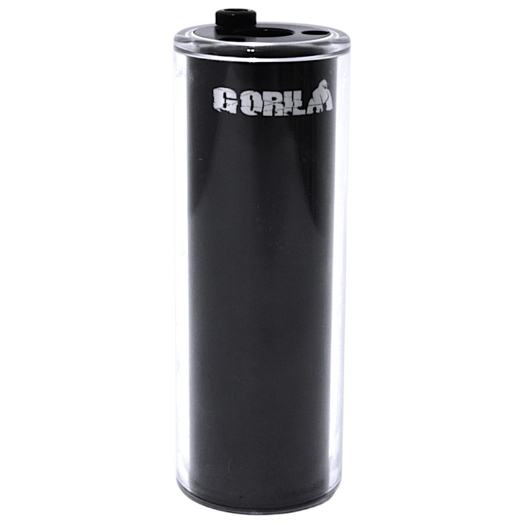 1 Pza De Peg/diablito Negro Gorila Bmx, Aluminio 14 Mm Sin Rosca