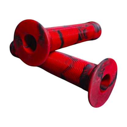 Puños Dragon Turndown 150mm Para Bicicleta Bmx Rojo