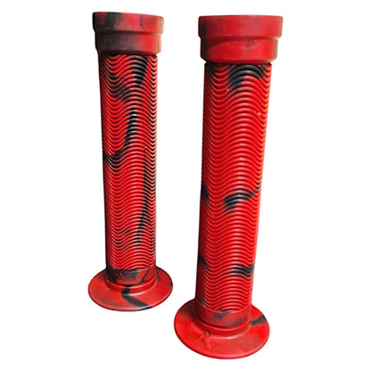 Puños Dragon Turndown 150mm Para Bicicleta Bmx Rojo