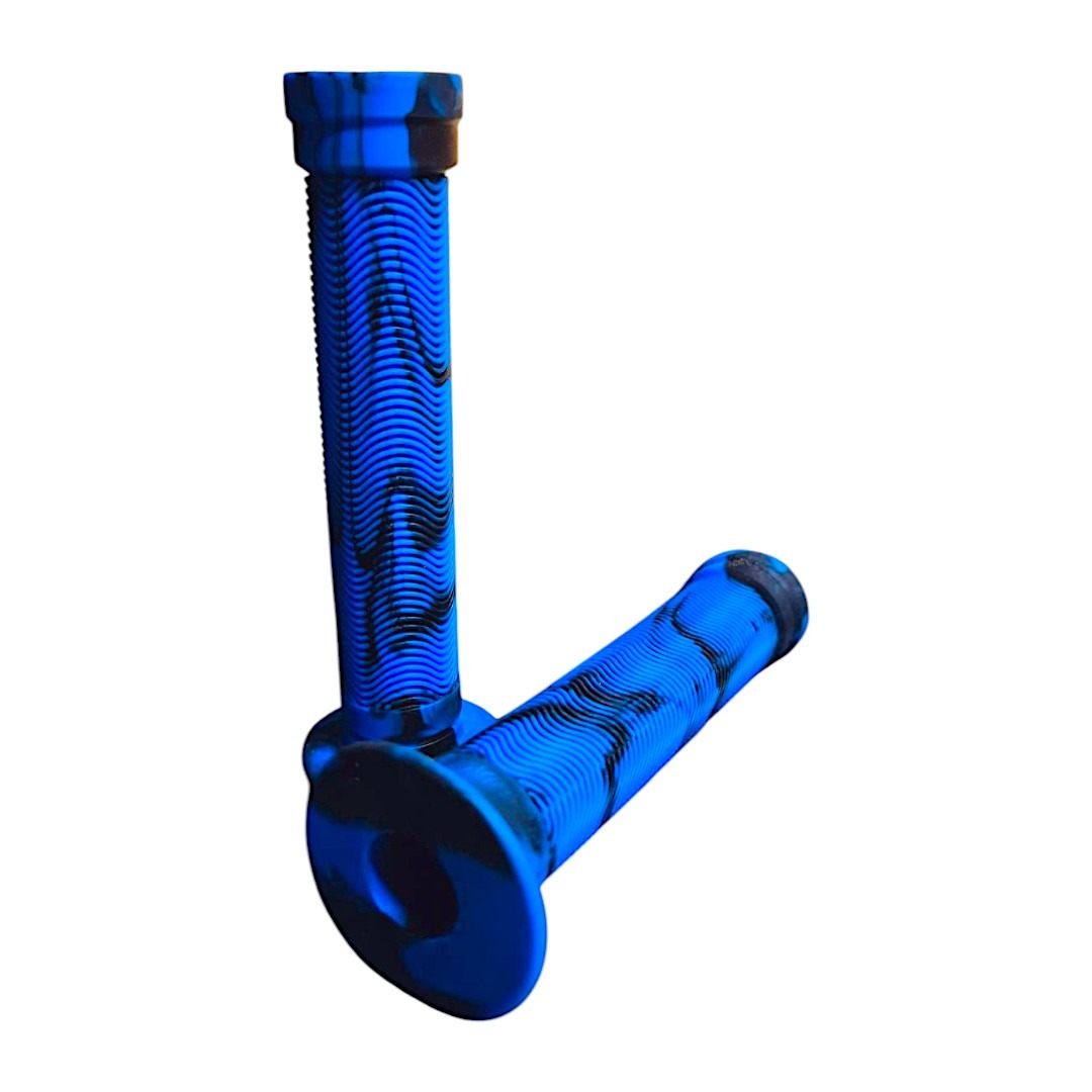 Puños Dragon Turndown 150mm Para Bicicleta Bmx Azul