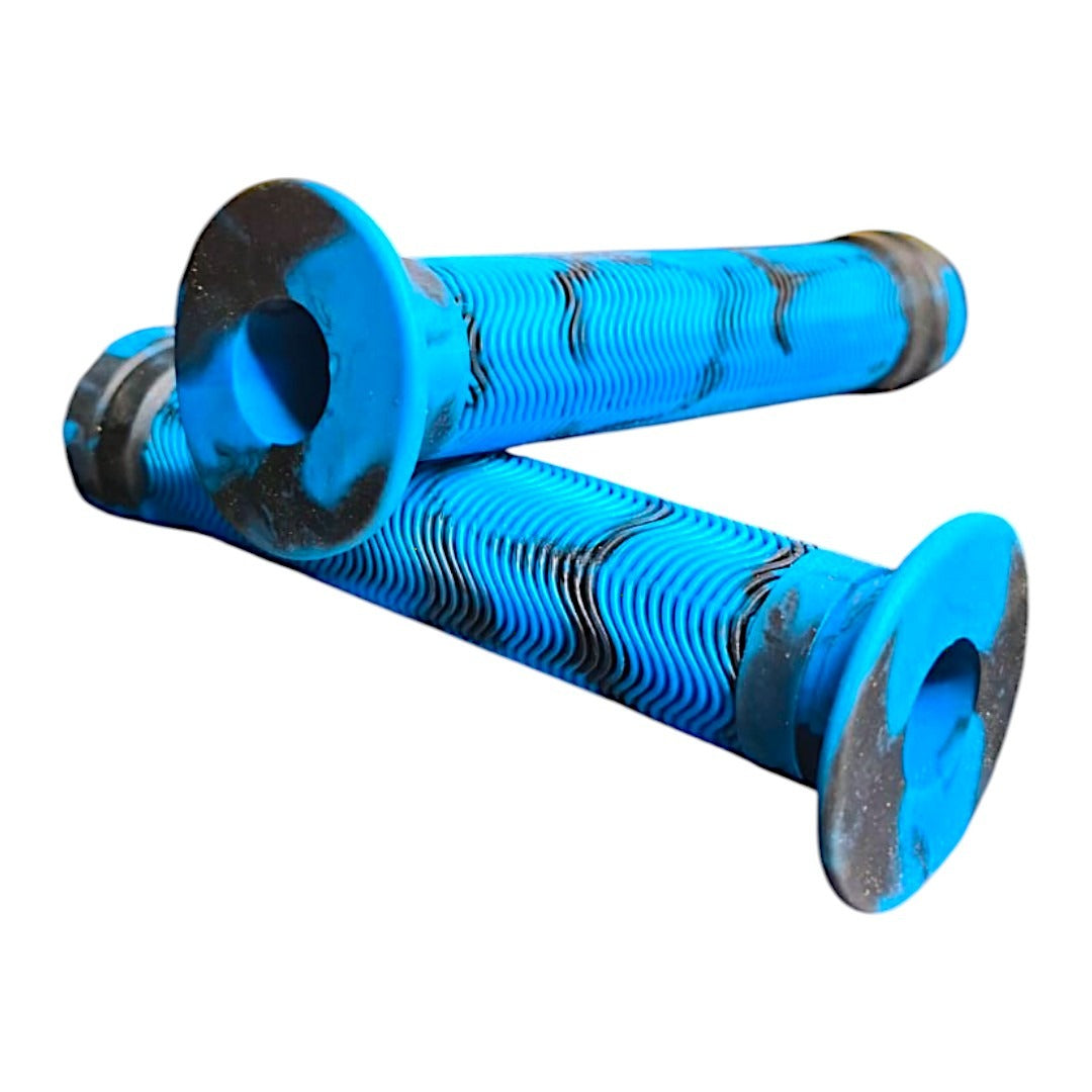 Puños Dragon Turndown 150mm Para Bicicleta Bmx Azul
