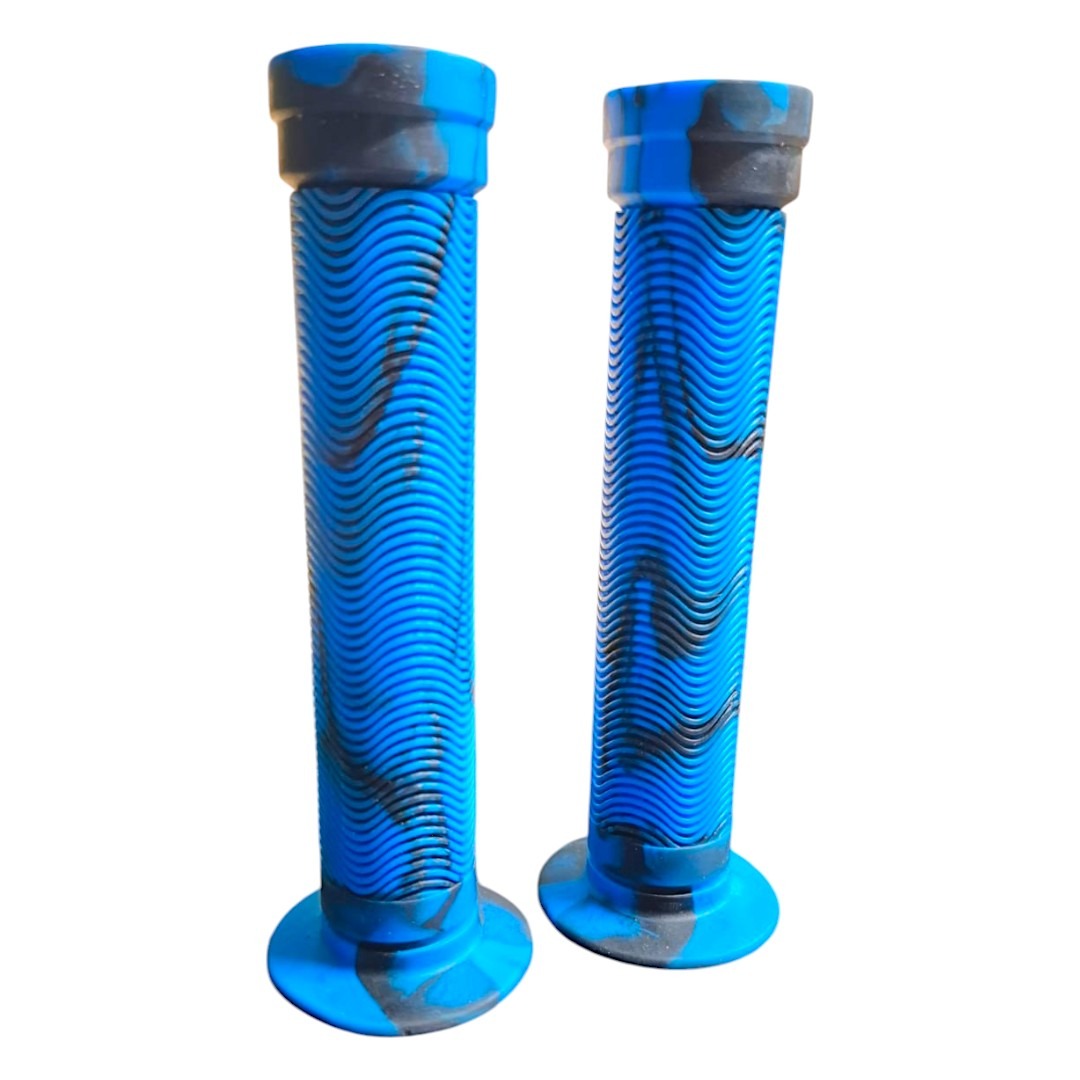 Puños Dragon Turndown 150mm Para Bicicleta Bmx Azul