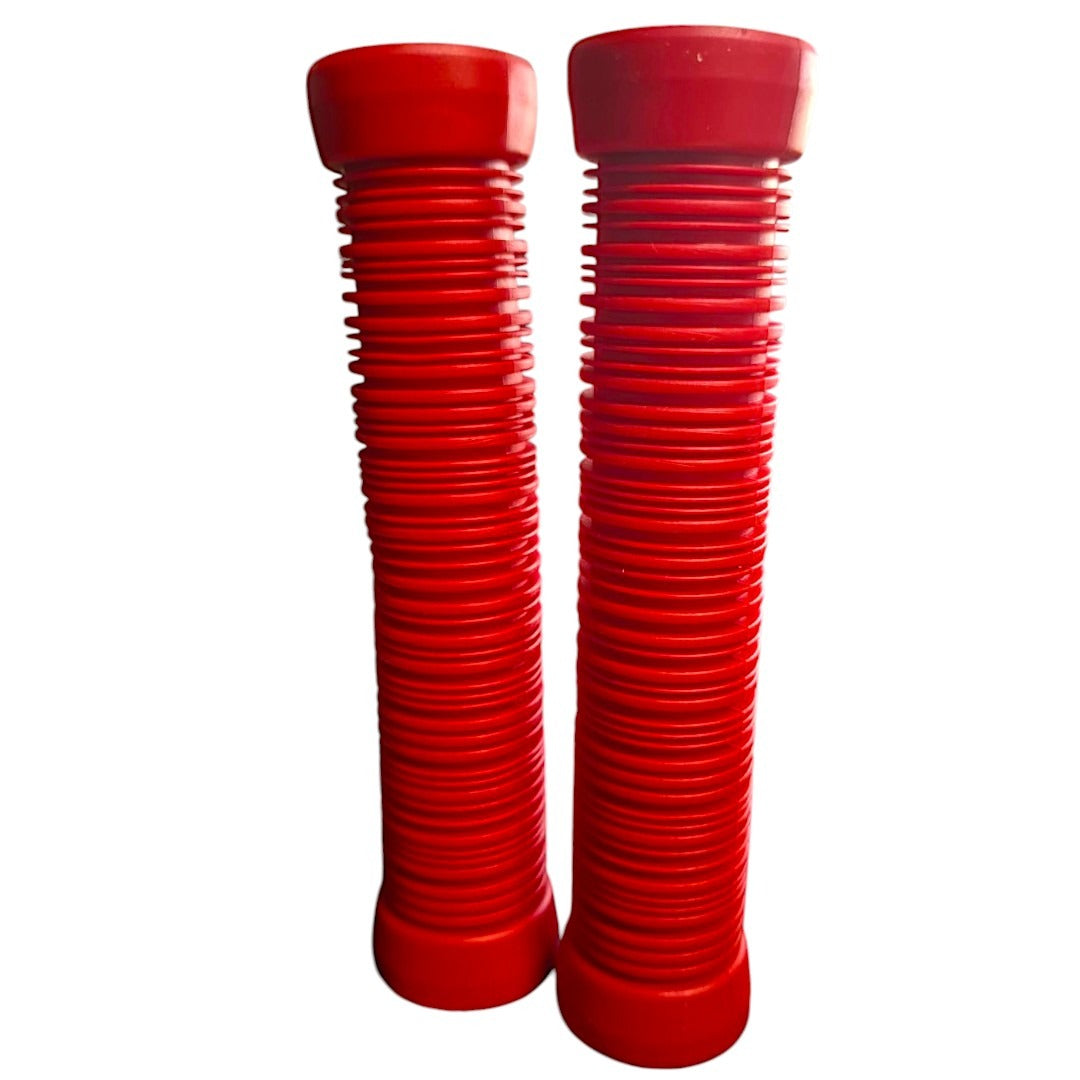 Puño Para Bicicleta Bmx Tpe Slinky 150mm Rojo