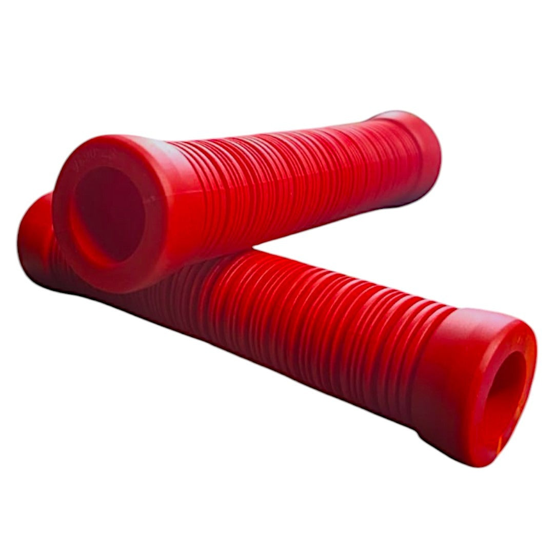 Puño Para Bicicleta Bmx Tpe Slinky 150mm Rojo