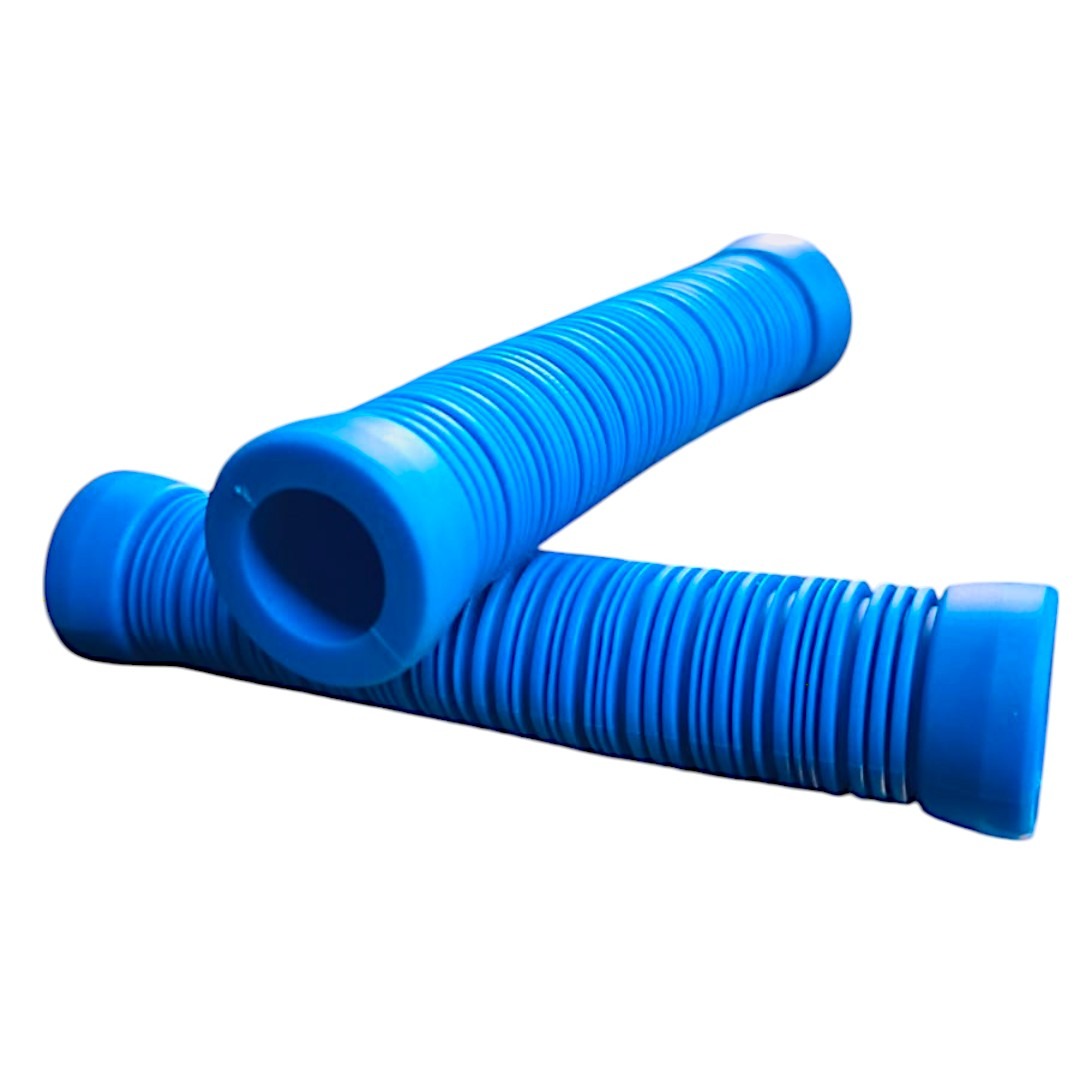 Puño Para Bicicleta Bmx Tpe Slinky 150mm Azul