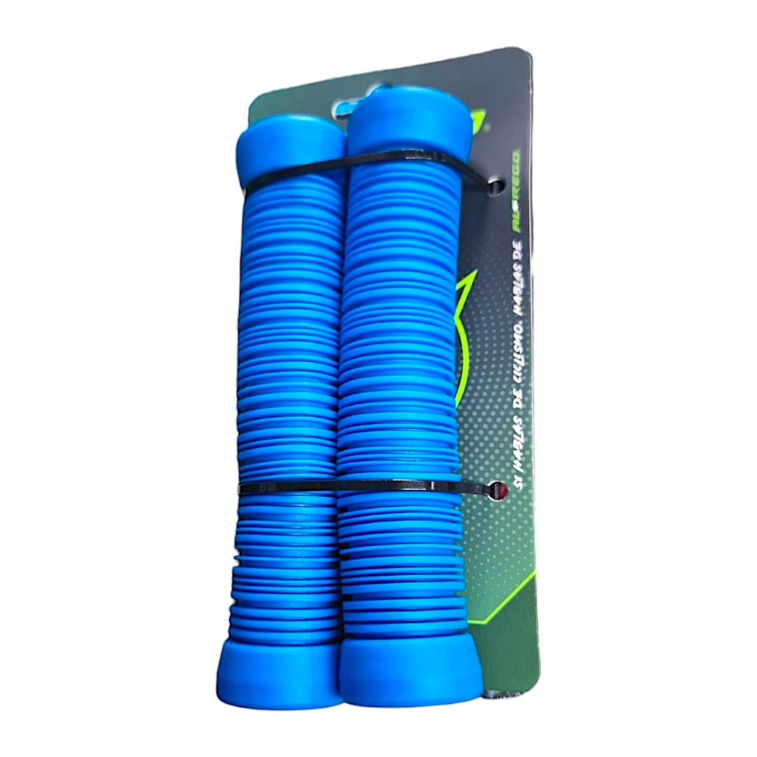Puño Para Bicicleta Bmx Tpe Slinky 150mm Azul