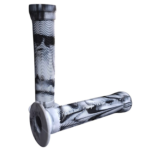 Puños Dragon Turndown 150mm Para Bicicleta Bmx Blanco