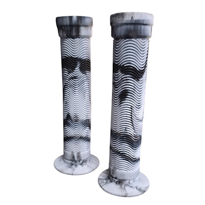 Puños Dragon Turndown 150mm Para Bicicleta Bmx Blanco