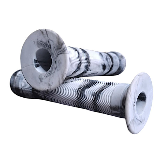 Puños Dragon Turndown 150mm Para Bicicleta Bmx Blanco
