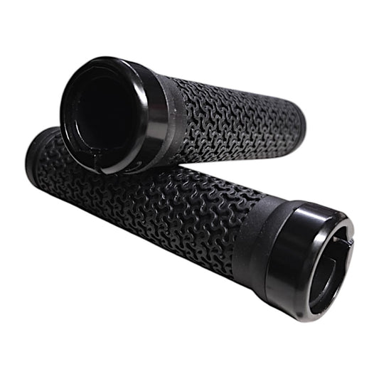 Puños Para Bicicleta Mtb 130mm Celéstial Lock-on Negro