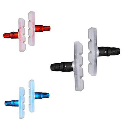 Zapatas De Gel Para Freno Cangrejo/v-brake Summit Color Trans/Negro