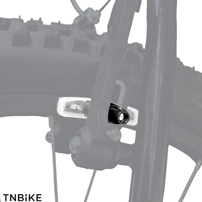 Zapatas De Gel Para Freno Cangrejo/v-brake Summit Color Trans/Negro