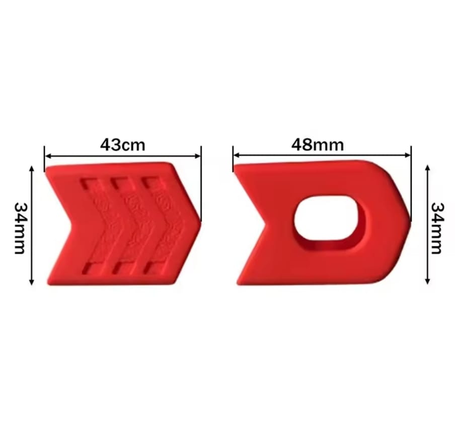 Fundas Protectoras De Bielas Para Bicicleta Mtb Juego De 4 Color Rojo