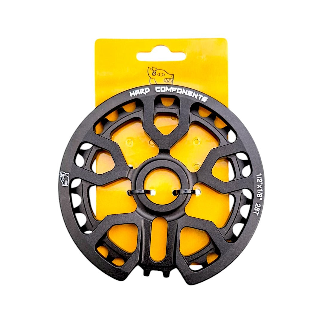 Corona Bmx 28t Aluminio Avance Con Guarda Vgbikes Xolo Negro