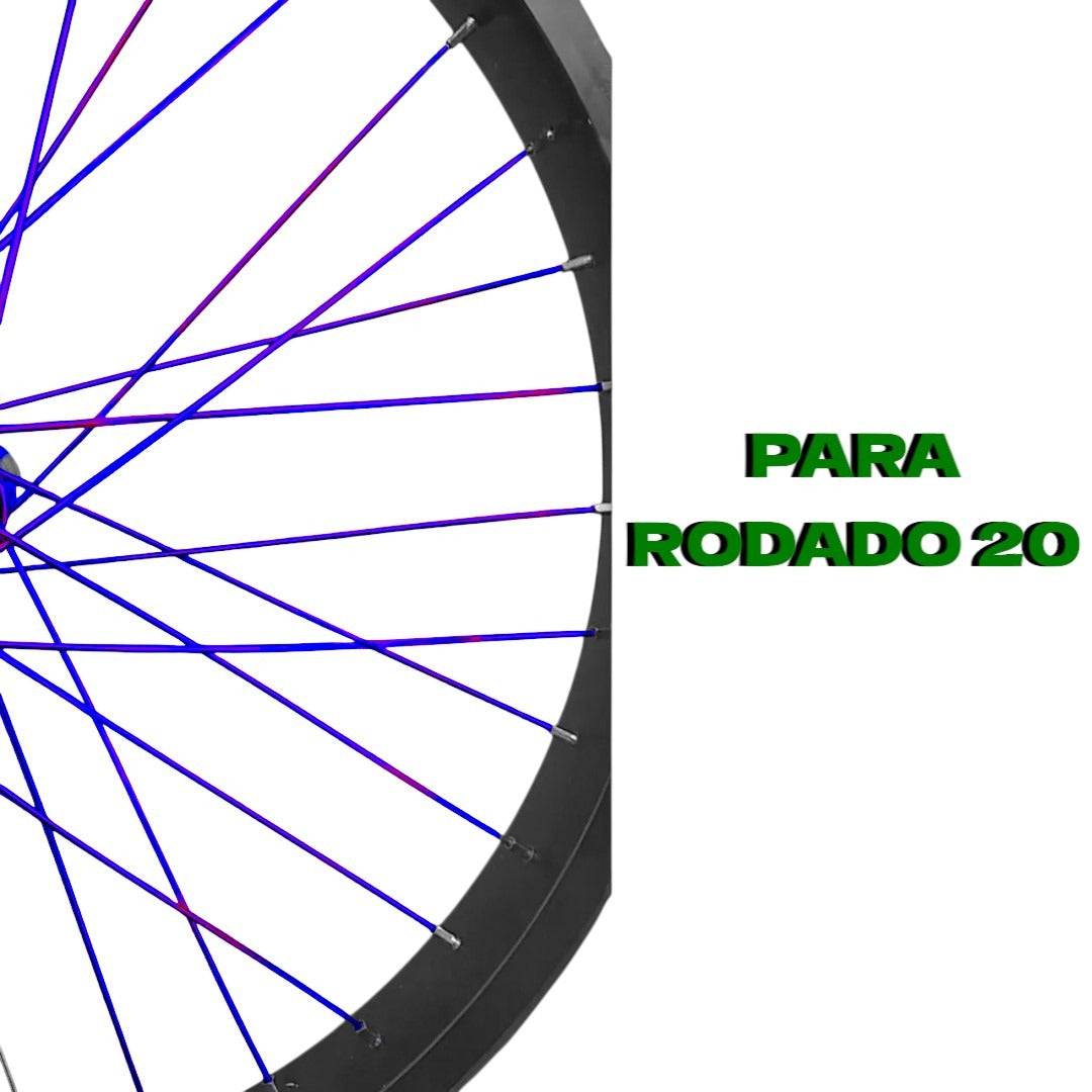 Kit de Rayos y Niples 188mm Tornasol