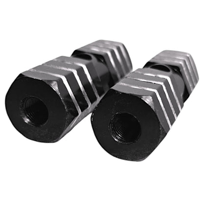Diablitos De Aluminio Par Bicicleta De Bmx Negro