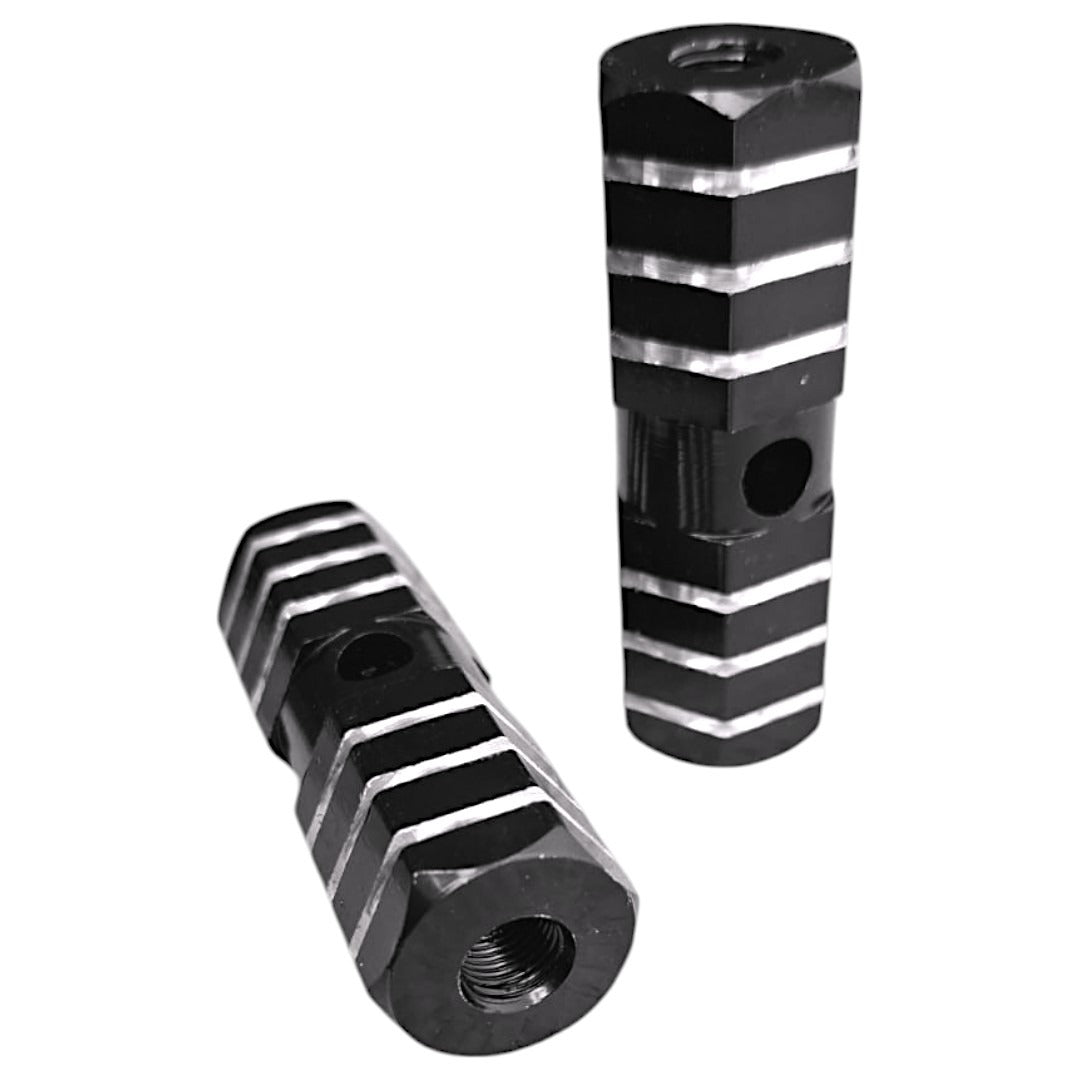 Diablitos De Aluminio Par Bicicleta De Bmx Negro
