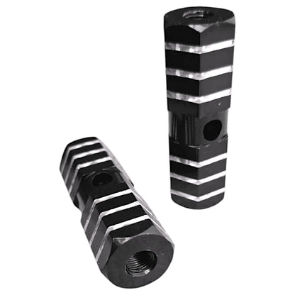 Diablitos De Aluminio Par Bicicleta De Bmx Negro