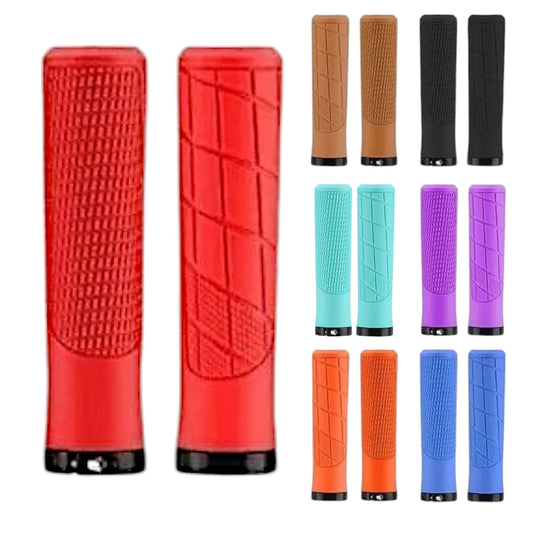 Puños Bicicleta Comfort Mtb/enduro/urbano Ergonomico Lock-on Rojo