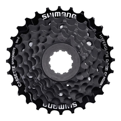 Cassette Shimano  7 Pasos 12-32 Cantidad máxima de dientes 32 Cantidad mínima de dientes 12 Color Negro