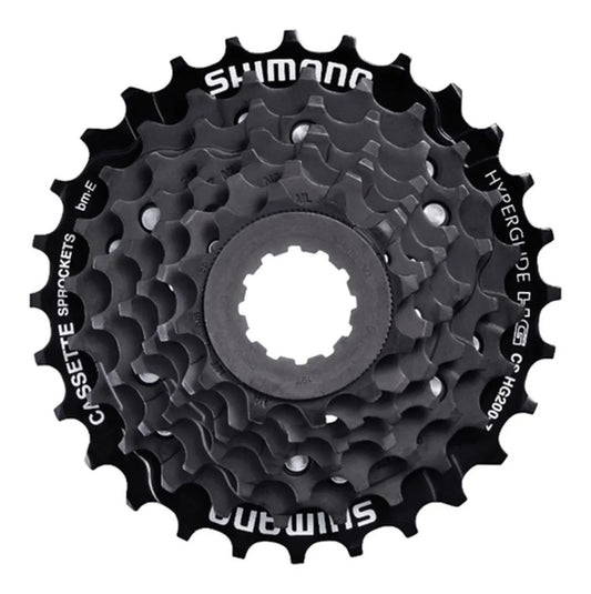 Cassette Shimano  7 Pasos 12-32 Cantidad máxima de dientes 32 Cantidad mínima de dientes 12 Color Negro