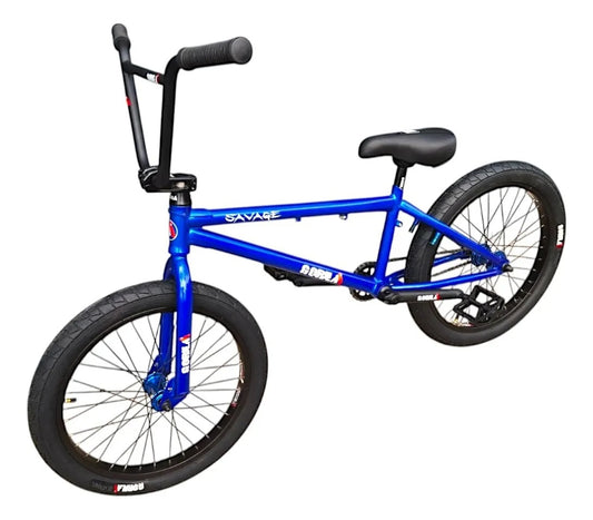 Bicicleta Gorila Bmx Savage Rodado 20 Azul Centro Mid Trucos