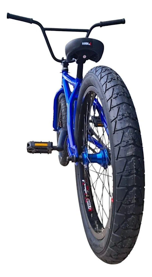 Bicicleta Gorila Bmx Savage Rodado 20 Azul Centro Mid Trucos
