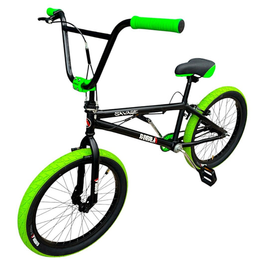 Bicicleta Centro Americano, Gorila Savage Negro/Verde, Rodado 20