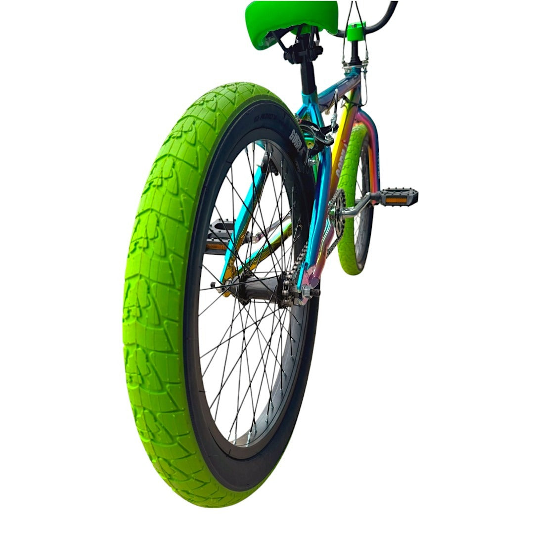 Bicicleta Centro Americano, Gorila Savage Tornasol/Verde, Rodado 20