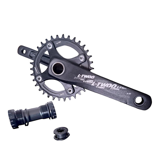 Cranset Ltwoo De Aluinio 34T  Para Bicicleta Mtb