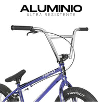 Manubrio Bicicleta Bmx Hi-ten Aluminio 740mm 2.6mm Color Cromado