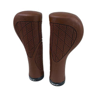 Puños Para Bicicleta Mtb/ruta Vital Posa Puño Lock-on Café