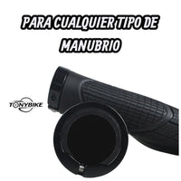 Puños Para Bicicleta Mtb/ruta Vital Posa Puño Lock-on Negro