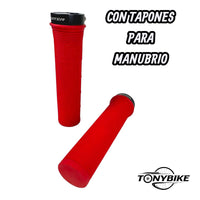 Puños Hunter Puño Lock-on Aro Aluminio Rojo