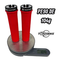 Puños Hunter Puño Lock-on Aro Aluminio Rojo