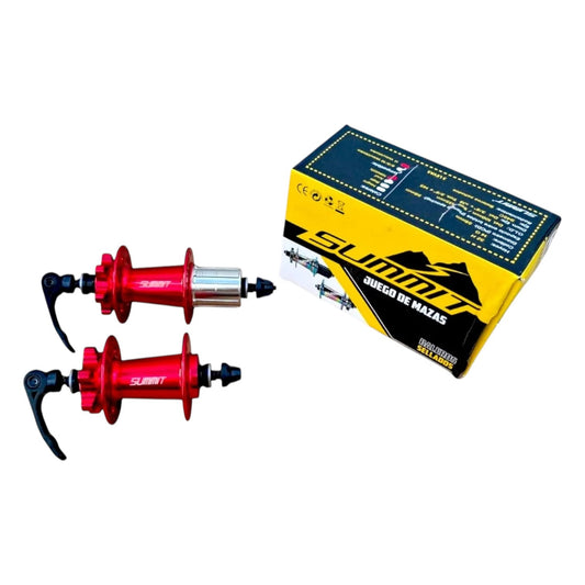 Par De Mazas De Cassette 8-12 Velocidades MTB Summit Rojo