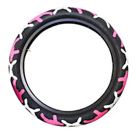 Llanta Rodado 20x2.40 Camuflaje Everbest Rosa Blanco