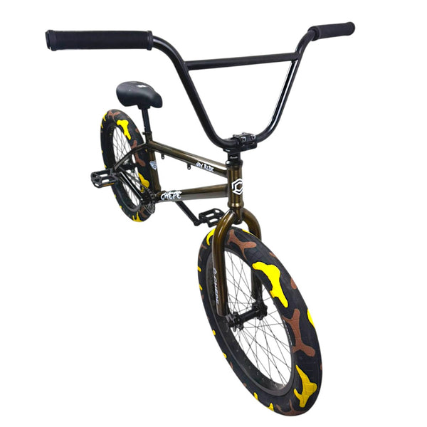 Bicicleta Chepe Joy Rider Bmx Camuflaje Cafe / Amarillo