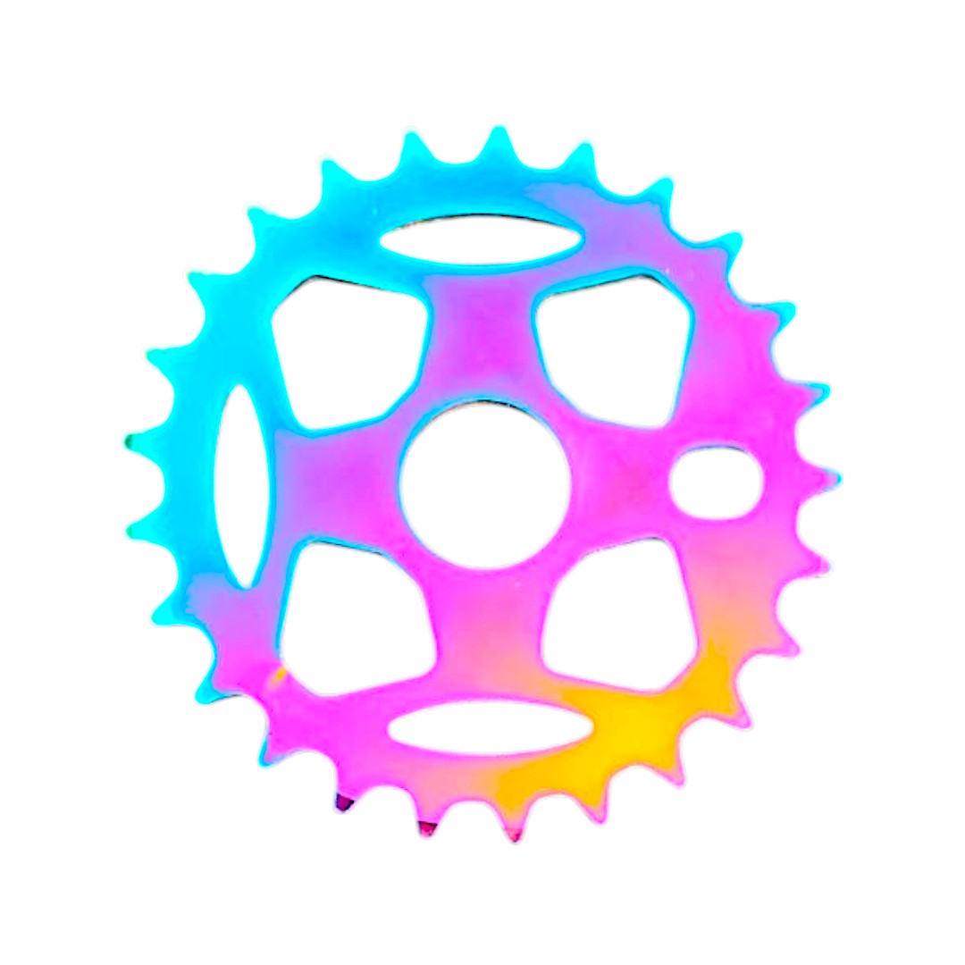 Estrella Bmx Corona Gorila 25t Tornasol Avance Acero Reforzada