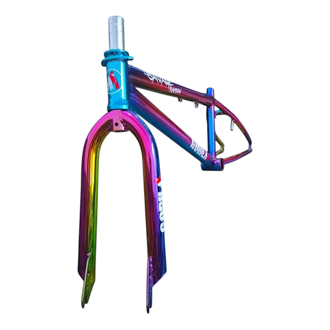 Cuadro Y Tijera R20 Gorila Savage Color Tornasol Hi-ten Mid