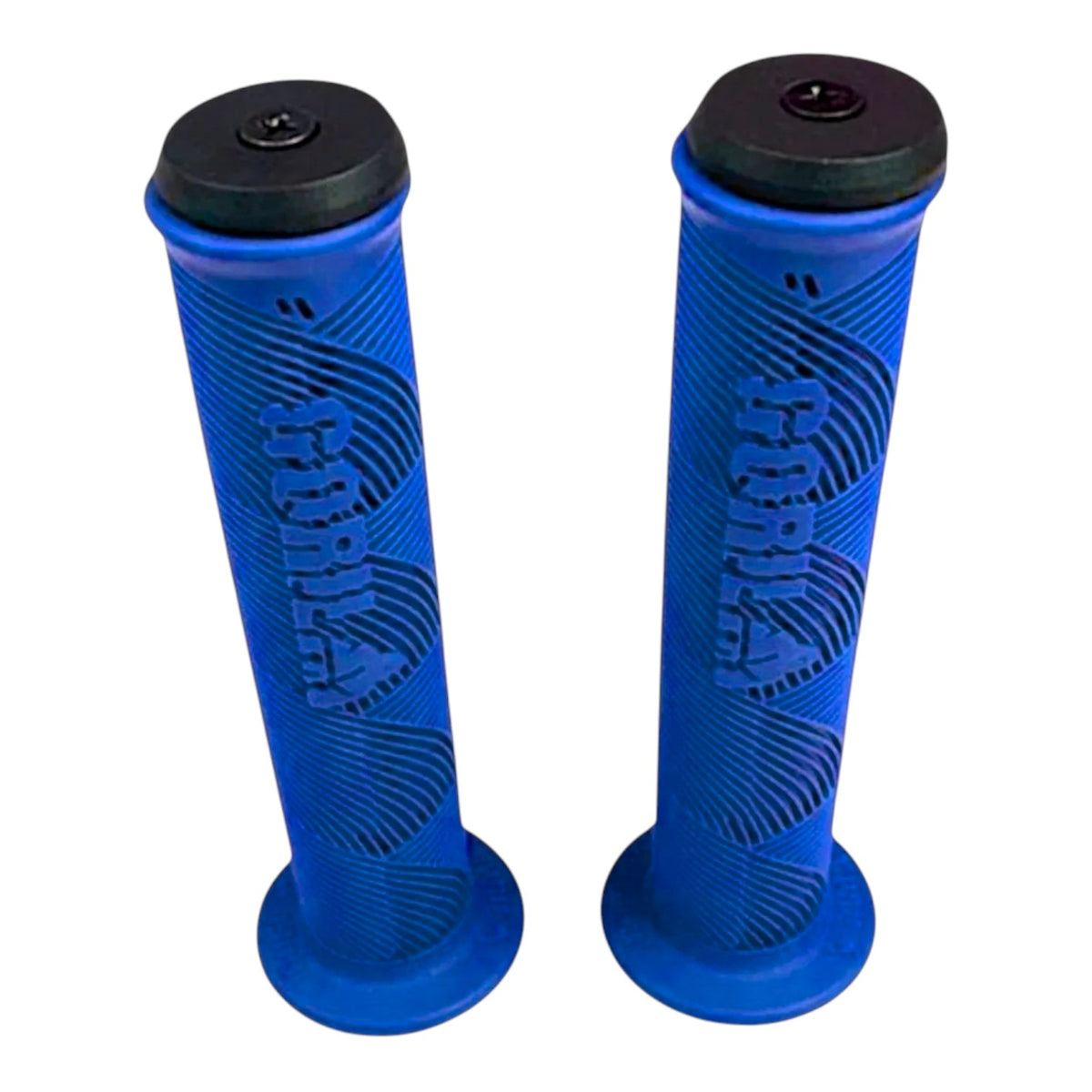 Par De Puños Gorila Jumper Para Bicicleta Bmx Con Dona Azul