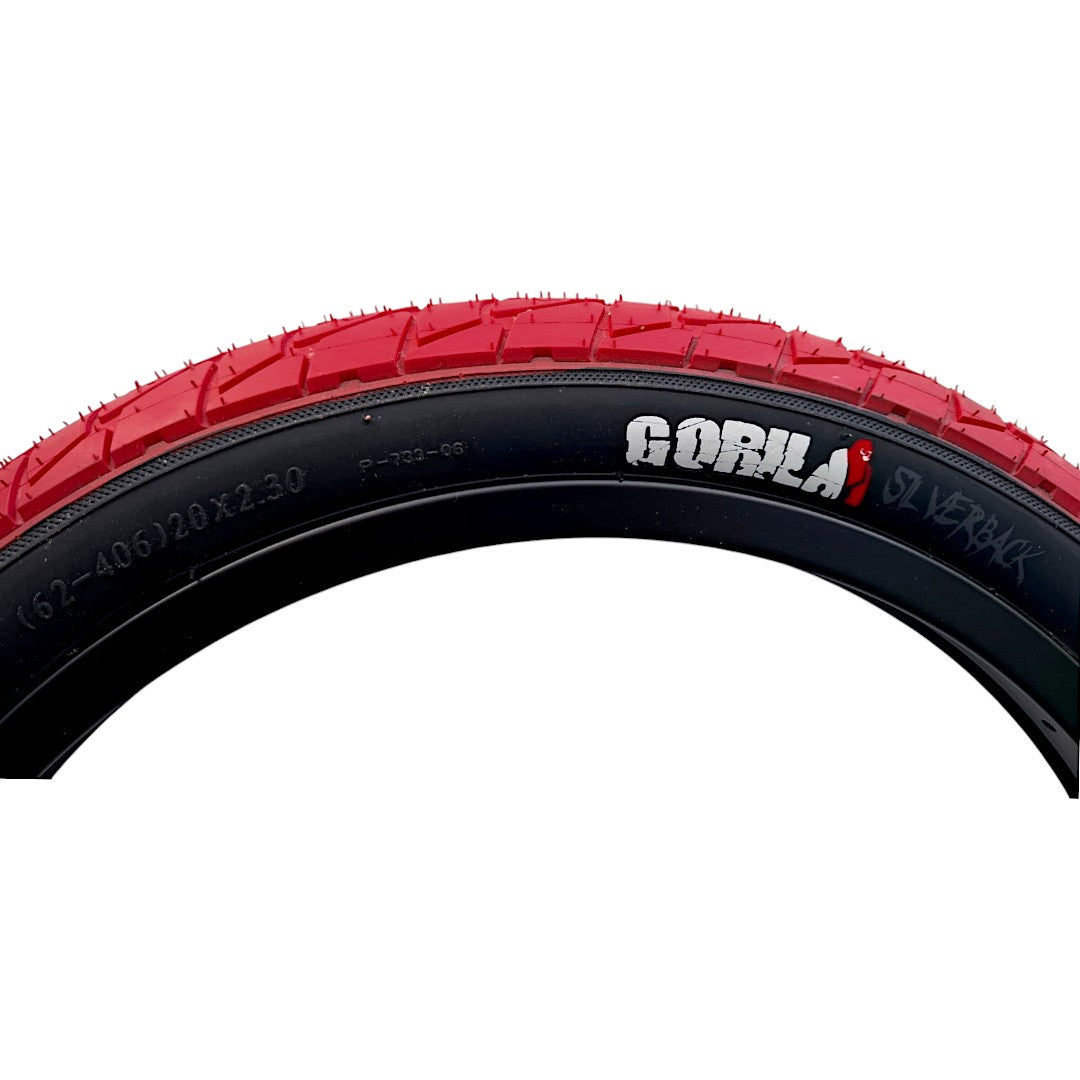 Llanta Gorila Rodado 20x2.30 Roja BMX