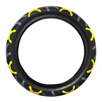 Llanta Rodado 20x2.40 Camuflaje Everbest Amarillo Gris