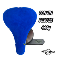 Asiento Rebel De Gamusa Para Stuntbike Azul