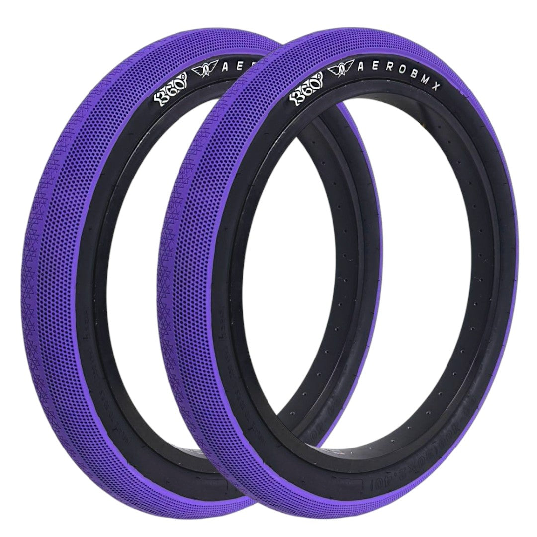 Llanta Aerobmx 360 Morado 20x2.40