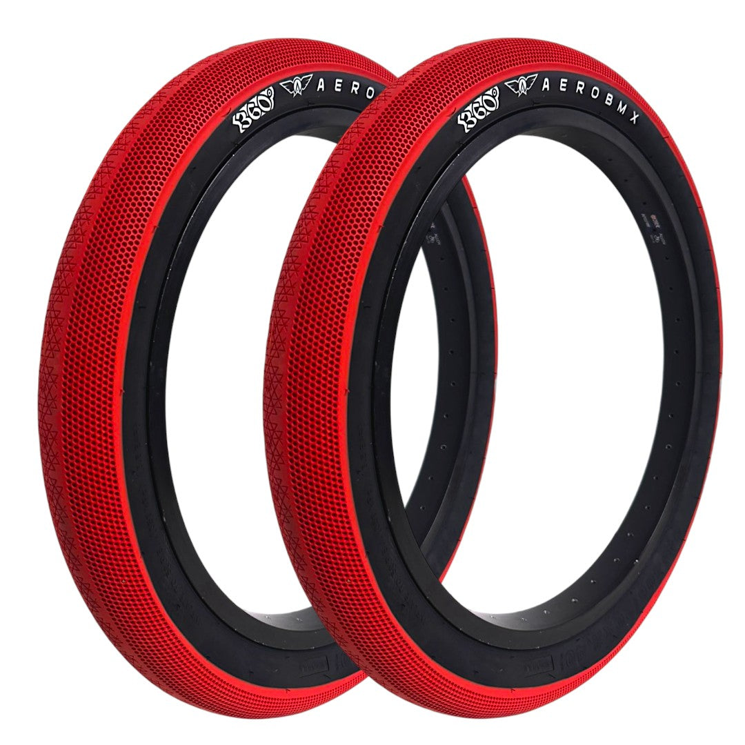 Llanta Aerobmx 360 Rojo 20x2.40