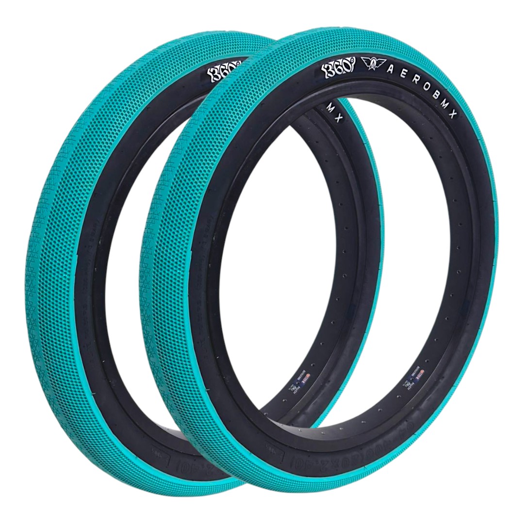 Llanta Aerobmx 360 Aqua 20x2.40